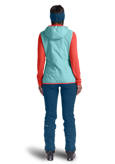 detail Ortovox Swisswool Piz Boe Vest W Black Raven