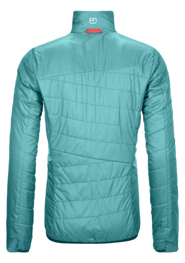detail Dámská bunda Ortovox Swisswool Piz Bial Jacket W Pacific Green