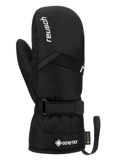 detail Dětské lyžařské rukavice Reusch Flash GORE-TEX JR Mitt Black/White