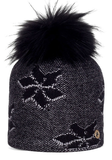 detail Granadilla Simon Fur Beanie 001 Black