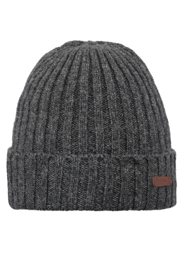 detail Men's hat Barts Haakon Turnup Charcoal