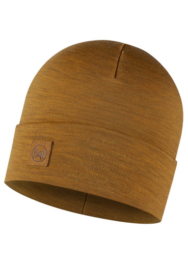 detail Buff 111170.118.10 Merino Heavyweight Beanie Solid Mustard