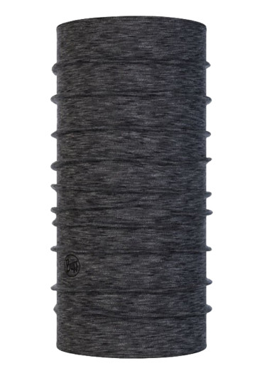 detail Neckerchief Buff 117820.901.10 Merino Midweight Multi Stripes Graphite