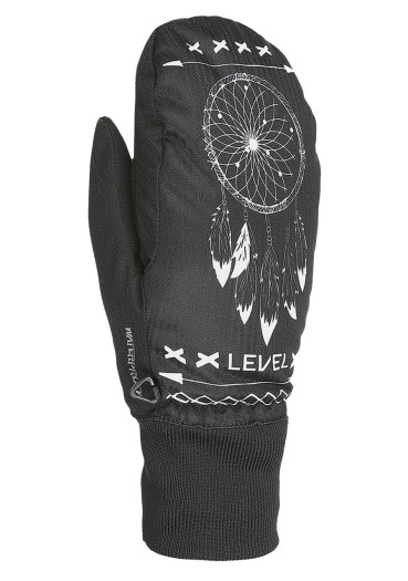 detail Level Coral Mitt Black-White