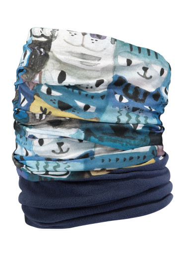 detail Cravat Barts Multicol Polar Cats Blue