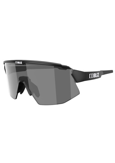 detail BLIZ - BREEZE Matt Black Polarized Brown w Silver Mirror + Orange Cat.3