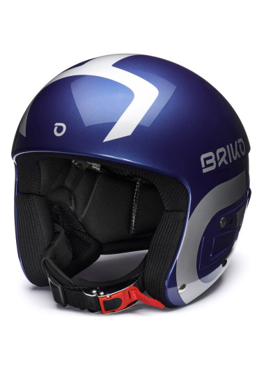 detail Briko Vulcano Fis 6.8 Multi Impact - Shiny Metallic Blue-Silver