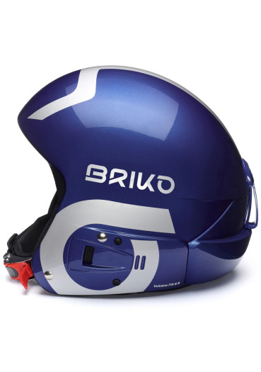 detail Briko Vulcano FIS 6.8 Multi Impact Helmet - Shiny Metallic Blue-Silver