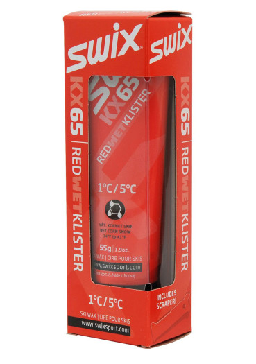 detail Swix KX65 Klistr,červený,+1°C/+5°C,55g