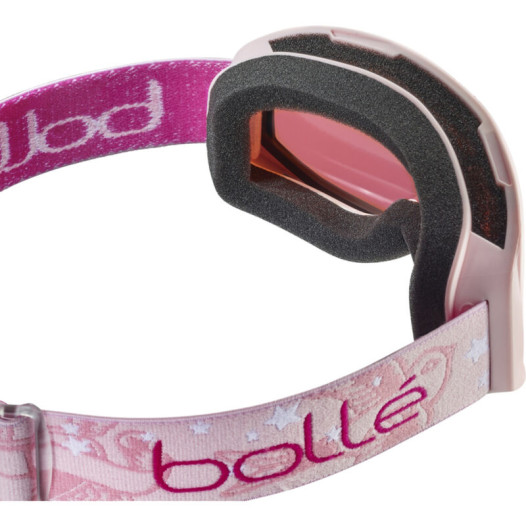 detail BOLLÉ INUK Ski Goggles – Pink Princess Matte / Vermillon Lens