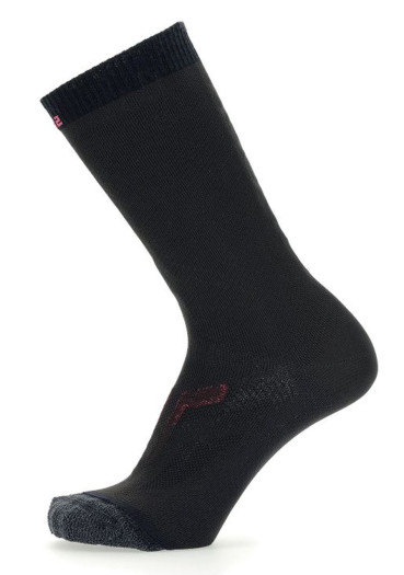 detail UYN Woman Ski Cross Country 2in Socks – Black/Pink B093