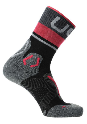 detail Uyn Woman Trekking One Merino Socks Black/Pink B093