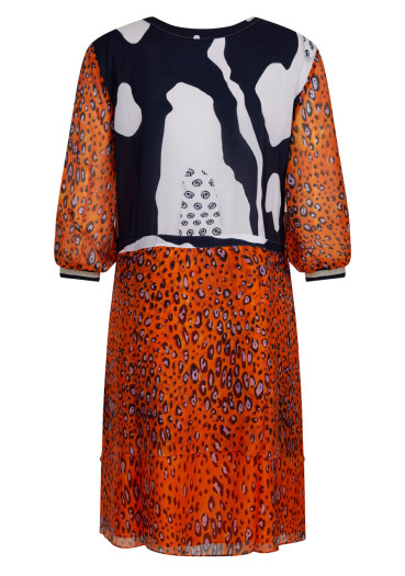 detail Women's dress Sportalm Giant Orange