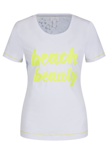 detail Women's T-shirt Sportalm Booking White