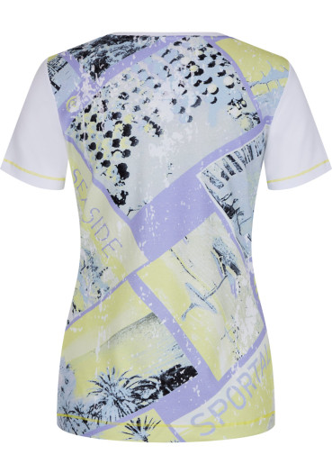 detail Women's T-shirt Sportalm Booking White