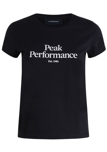 detail Women’s Peak Performance W Original Tee – Black