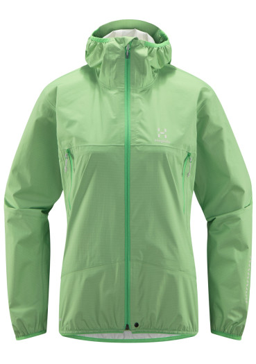 detail Haglöfs 605235-5LL L.I.M PROOF Jkt W světle zelená