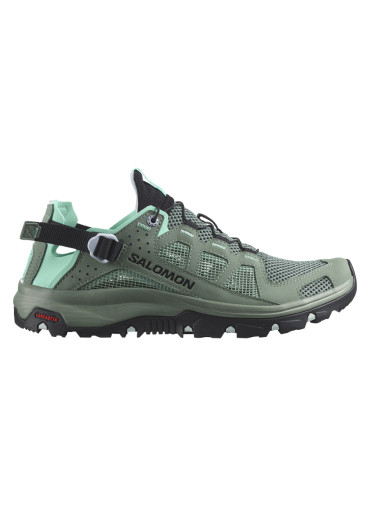 detail Women’s Salomon TECHAMPHIBIAN 5 W – Laurel Wreath / Arctic Ice / Monument
