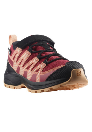 detail Salomon XA PRO V8 CSWP K Kids’ Outdoor Shoes – Earth / Black / Almond Cream