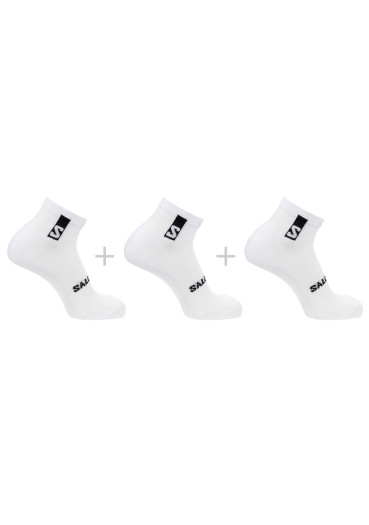 detail Salomon EVERYDAY ANKLE 3-PACK WHITE/WHIT
