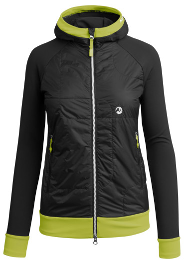 detail Women's jacket Martini Alpine Cross Da Black/Wild Lime