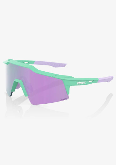 detail Sunglasses 100% Speedcraft SL Soft Tact Mint, HiPER Lavender Mirror Lens