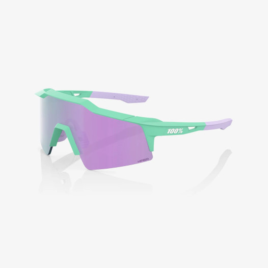 detail Sunglasses 100% Speedcraft SL Soft Tact Mint, HiPER Lavender Mirror Lens
