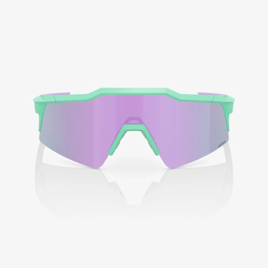 detail Sunglasses 100% Speedcraft SL Soft Tact Mint, HiPER Lavender Mirror Lens