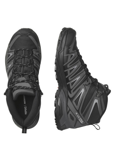 detail Men’s Salomon X ULTRA PIONEER MID GTX – Black / Magnet