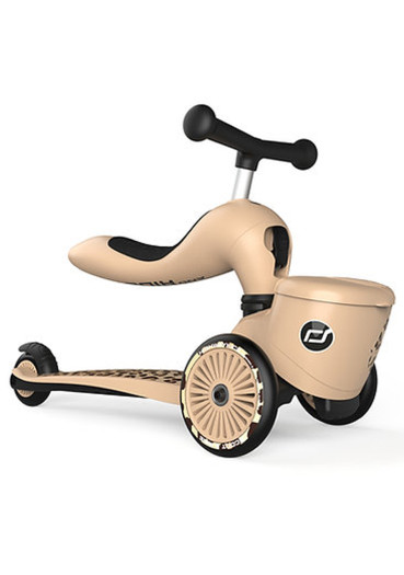 detail Children's Ride-On / Scooter Scootandride Highwaykick 1 Lifestyle – Leopard