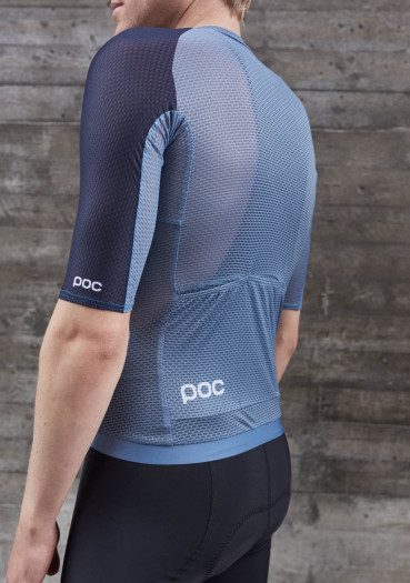 detail Men's cycling jersey POC M's Air Jersey Calcite Blue / Turmaline Navy