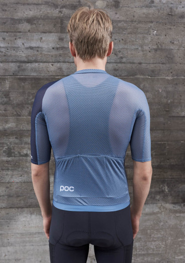 detail Men's cycling jersey POC M's Air Jersey Calcite Blue / Turmaline Navy