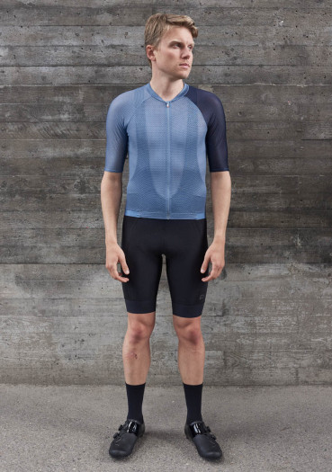 detail Men's cycling jersey POC M's Air Jersey Calcite Blue / Turmaline Navy