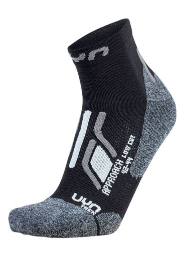 detail UYN Man Trekking Approach Low Cut Socks – Black/Grey