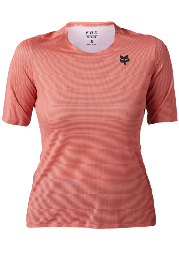 detail Fox W Flexair Ascent Ss Jersey Salmon