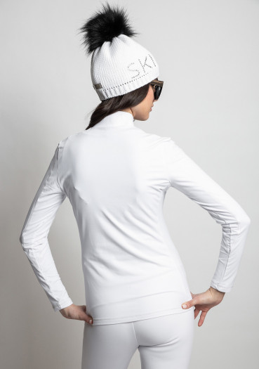 detail Women's turtleneck Sportalm Optical White 162301566501