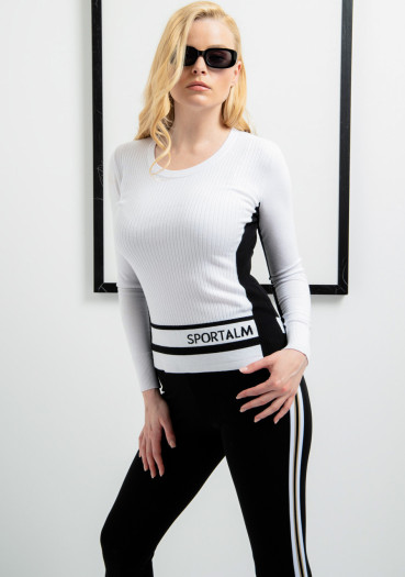 detail Women's sweater Sportalm Optical White 161451998001
