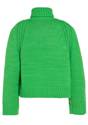 detail Goldbergh Beauty Long Sleeve Knit Sweater flash green