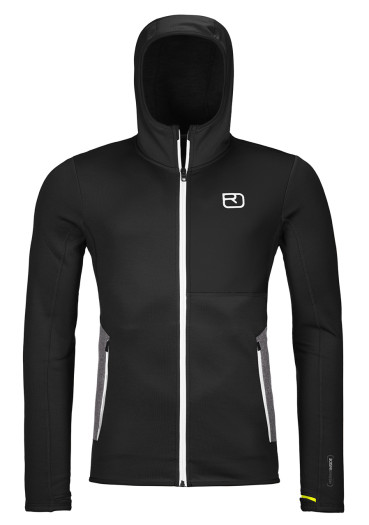 detail Pánská mikina Ortovox Fleece Hoody M Black Raven