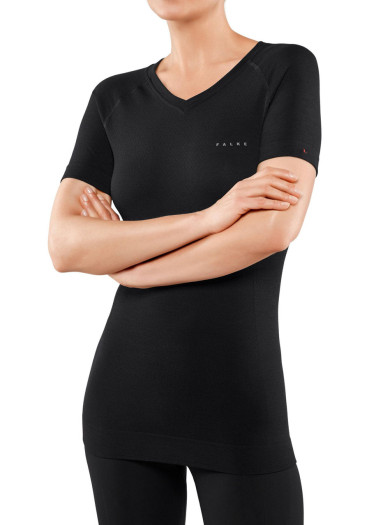 detail Women’s Falke W WT-Light Short-Sleeve Shirt Regular – Black (Code: 33460-3000)