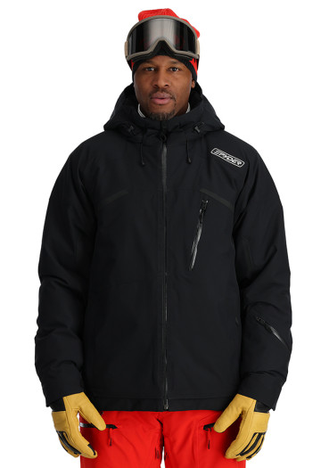 detail Men's jacket Spyder-M LEADER JACKET-BLACK