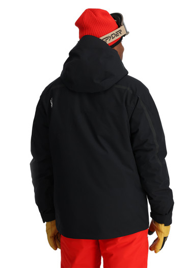 detail Men's jacket Spyder-M LEADER JACKET-BLACK