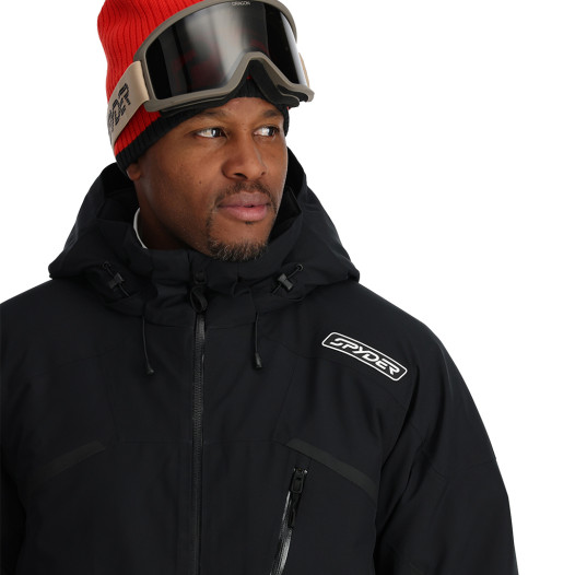 detail Men's jacket Spyder-M LEADER JACKET-BLACK