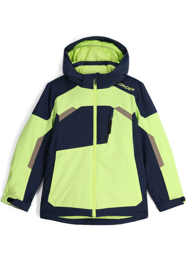 detail Spyder-Boys LEADER JACKET-LIME ICE