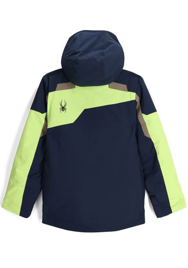 detail Spyder-Boys LEADER JACKET-LIME ICE