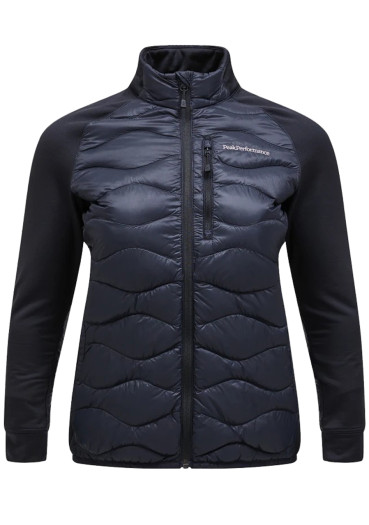detail Peak Performance W Helium Down Hybrid Jacket Black