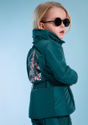 detail Poivre Blanc W23-1003-BBGL/A Ski Jacket Ever Green