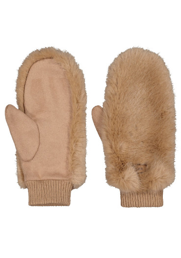 detail Barts Fur Mitts Light Brown