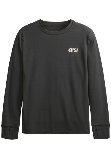 detail Men's T-shirt Picture Nangha L/S Black