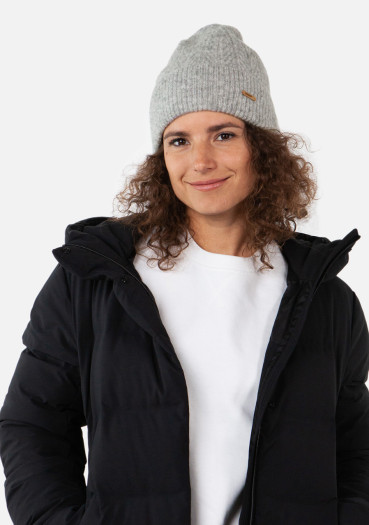 detail Barts Calmela Beanie Heather Grey